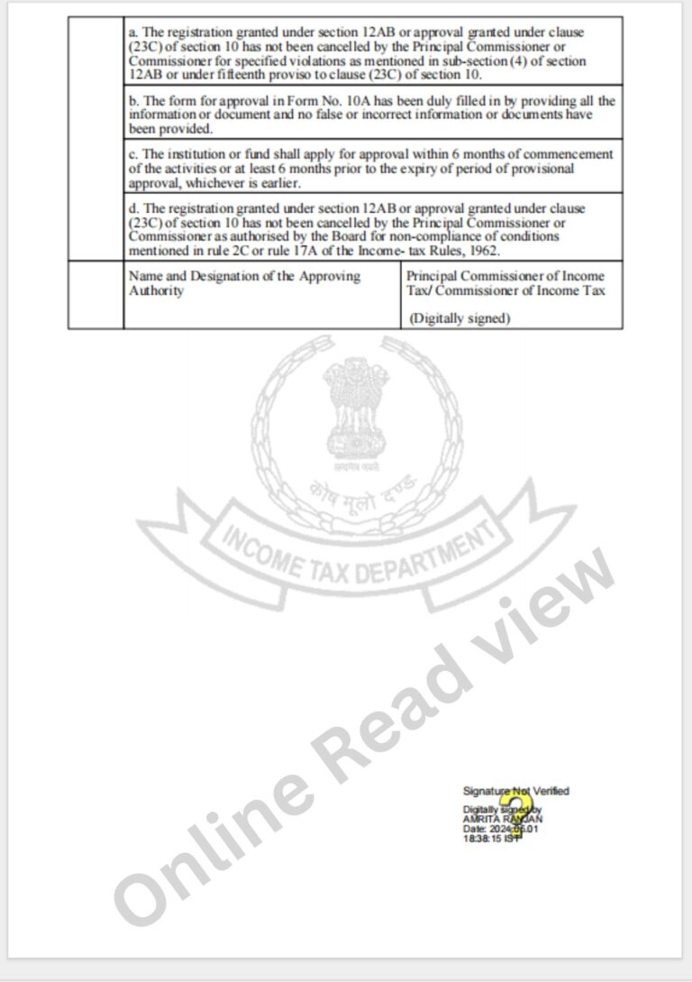 Trust and care foundation